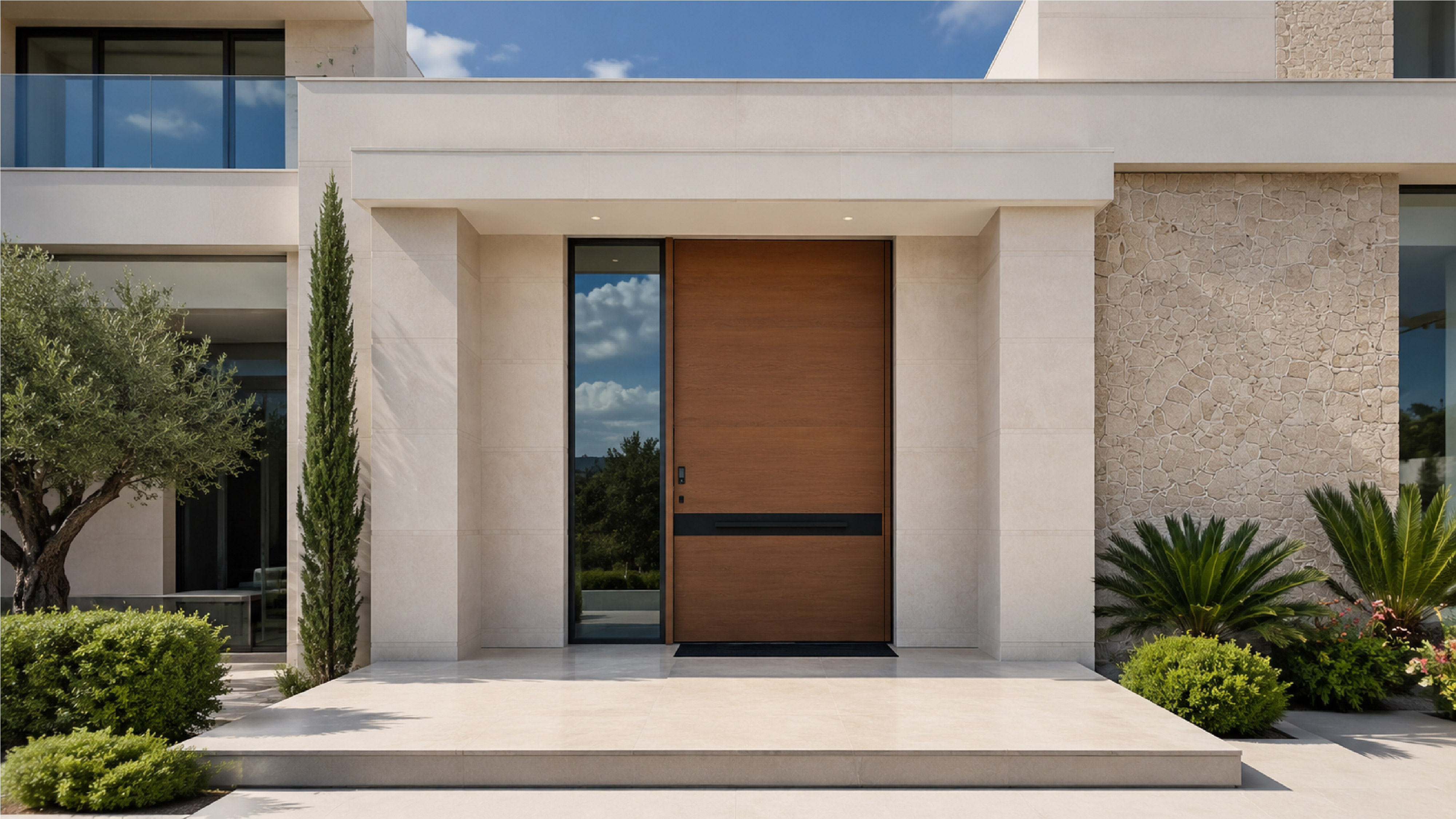 Why Architects Are Choosing Wood-Look Aluminum Entry Doors Instead of Solid Wood